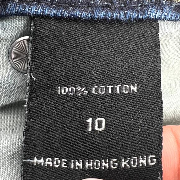 Vintage London Jean Double Button Wide Leg Y2K Rave Medium Wash Jeans Size 10 - Picture 10 of 12